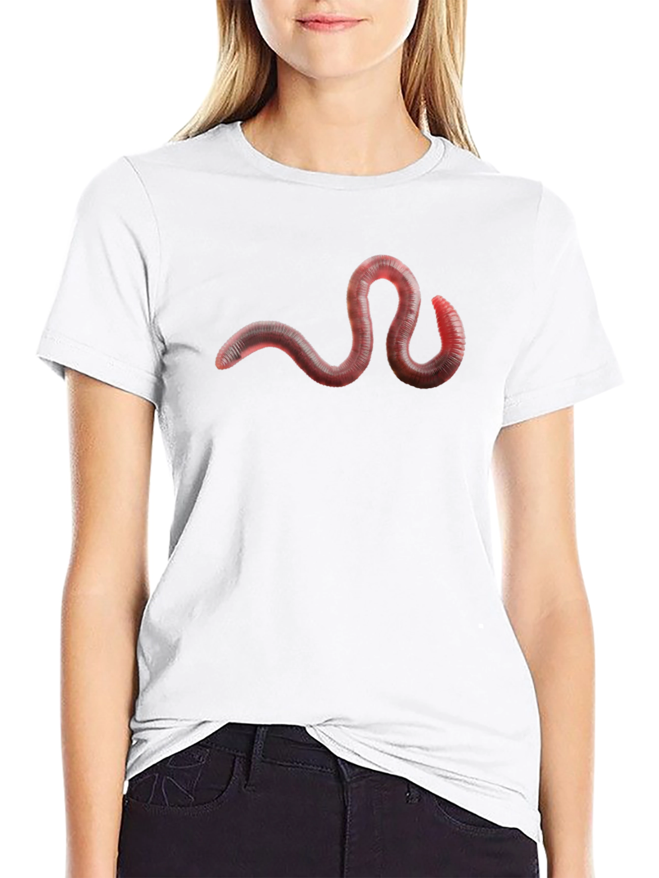 Worm Graphic Tee - Casual Comfort