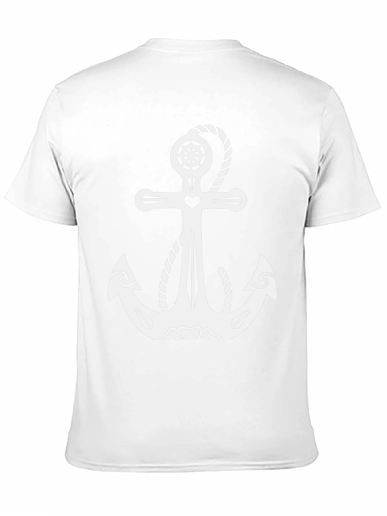 Anchor Heart T-Shirt - Black Graphic Tee
