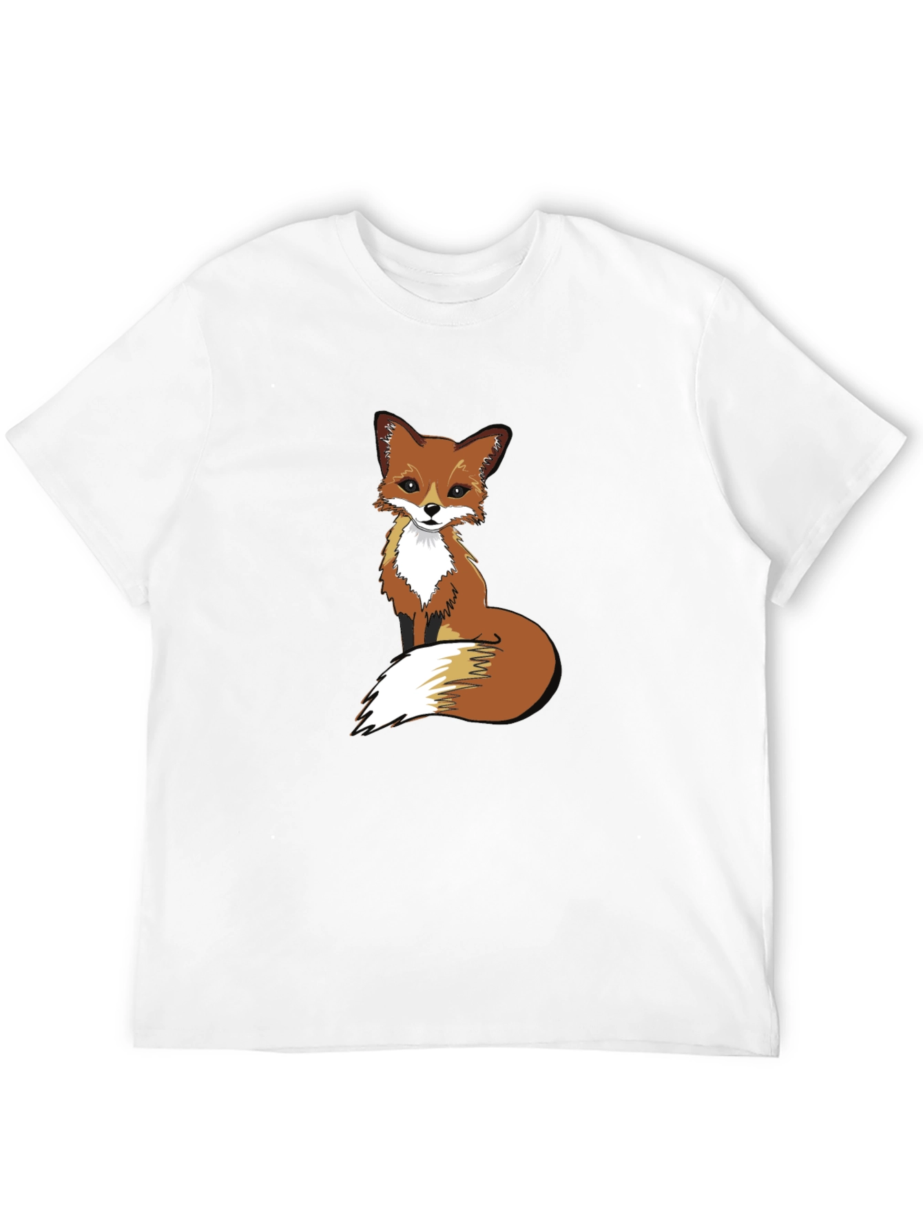 Fox Graphic Print T-Shirt | Casual Tee