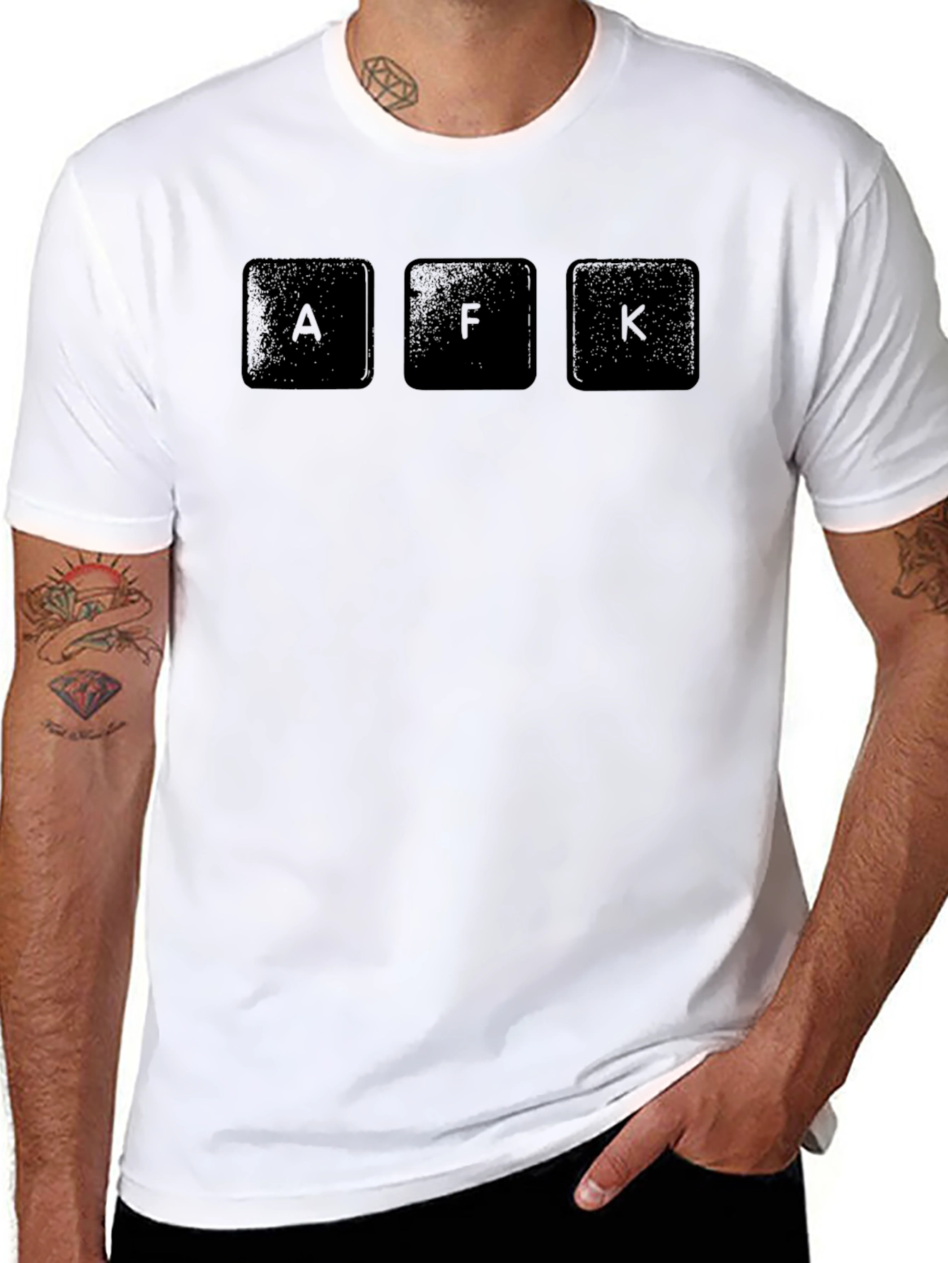 AFK Keyboard Key T-Shirt - Gamer Style