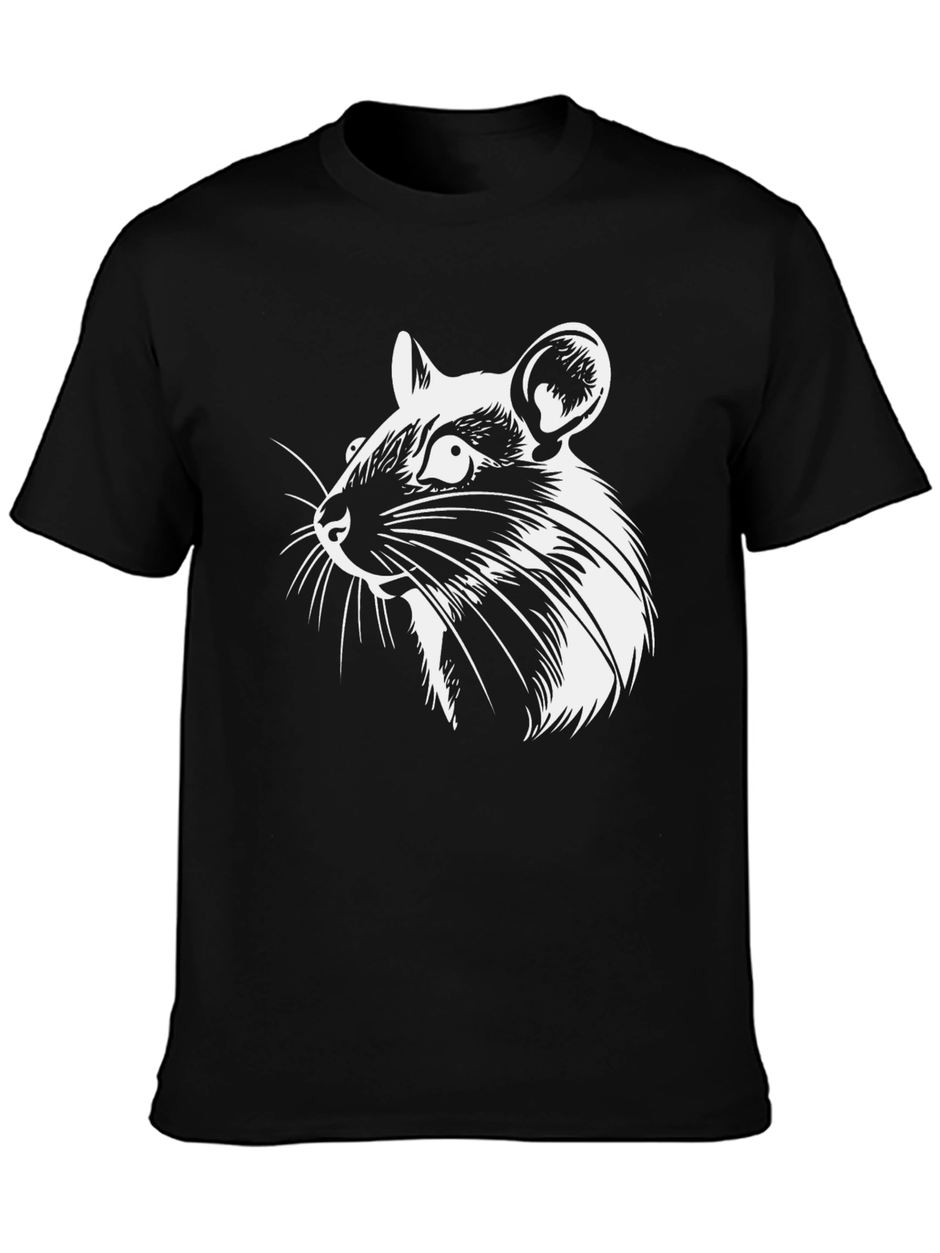 Rat Graphic Tee - Bold Animal Print T-Shirt
