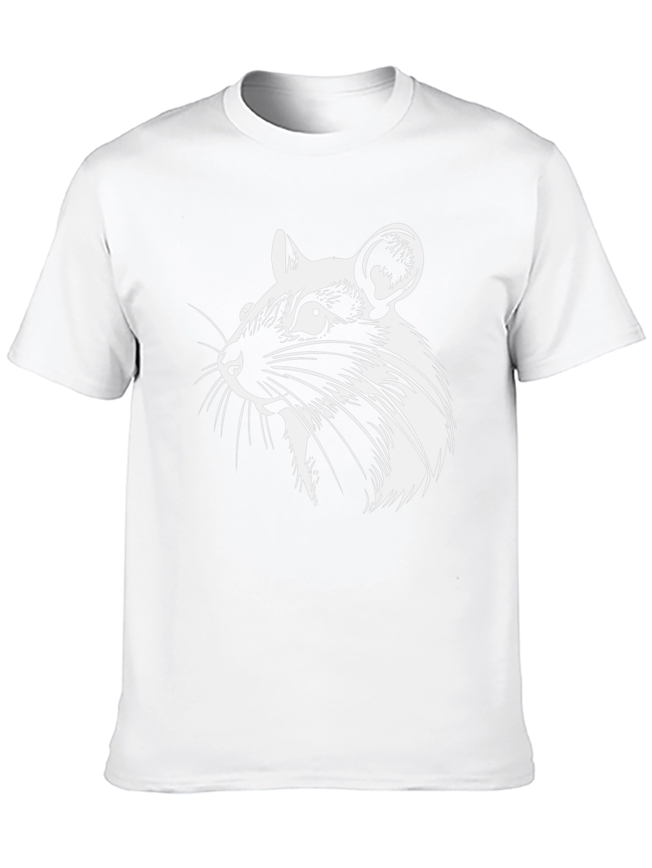 Rat Graphic Tee - Bold Animal Print T-Shirt