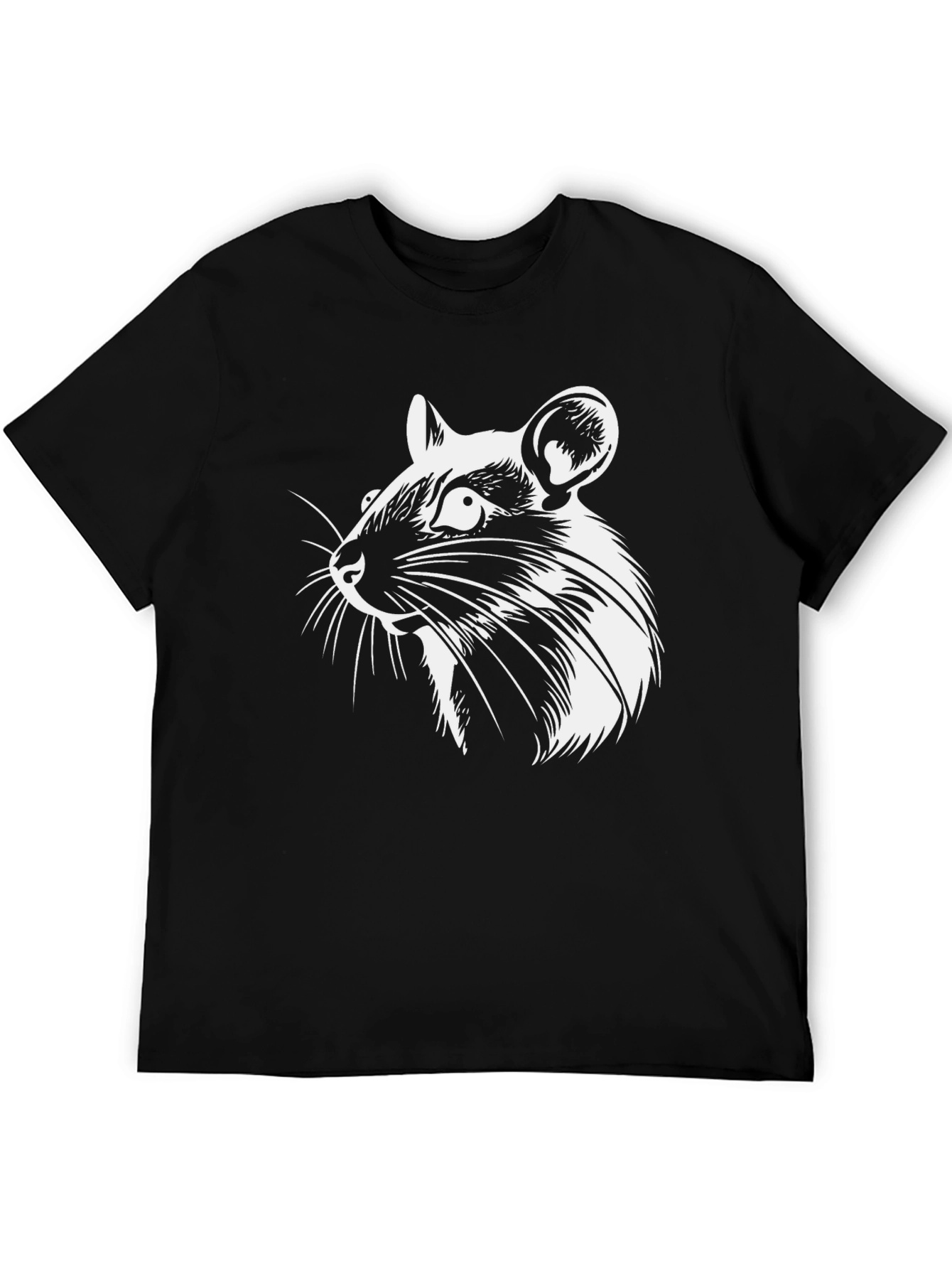 Rat Graphic Tee - Bold Animal Print T-Shirt
