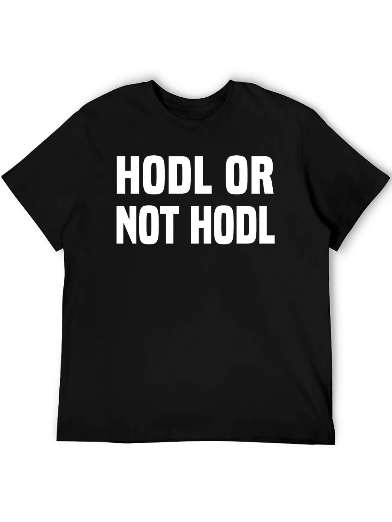 HODL Crypto T-Shirt - Bitcoin Investment Apparel