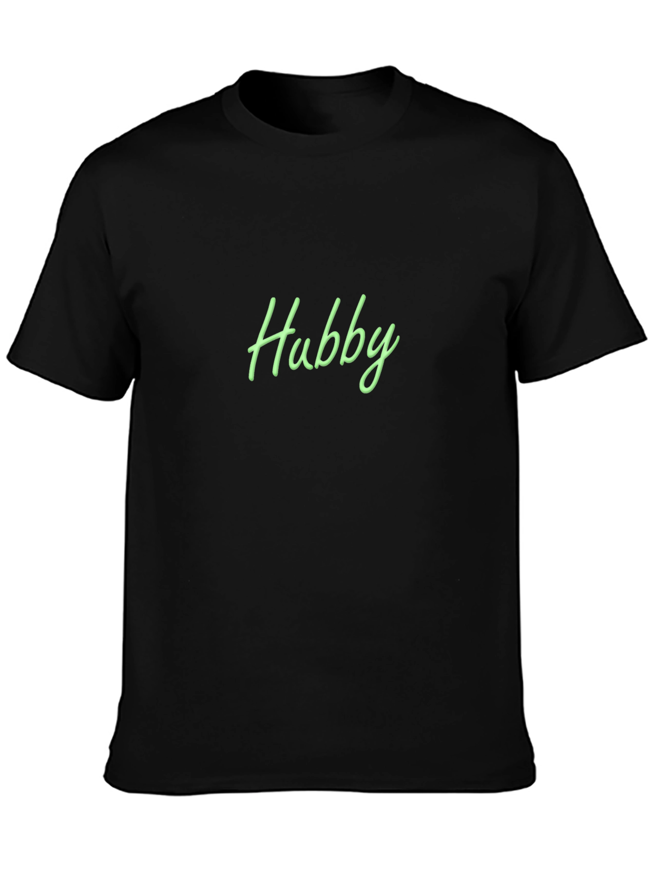 Hubby Black Tee - Casual Comfort