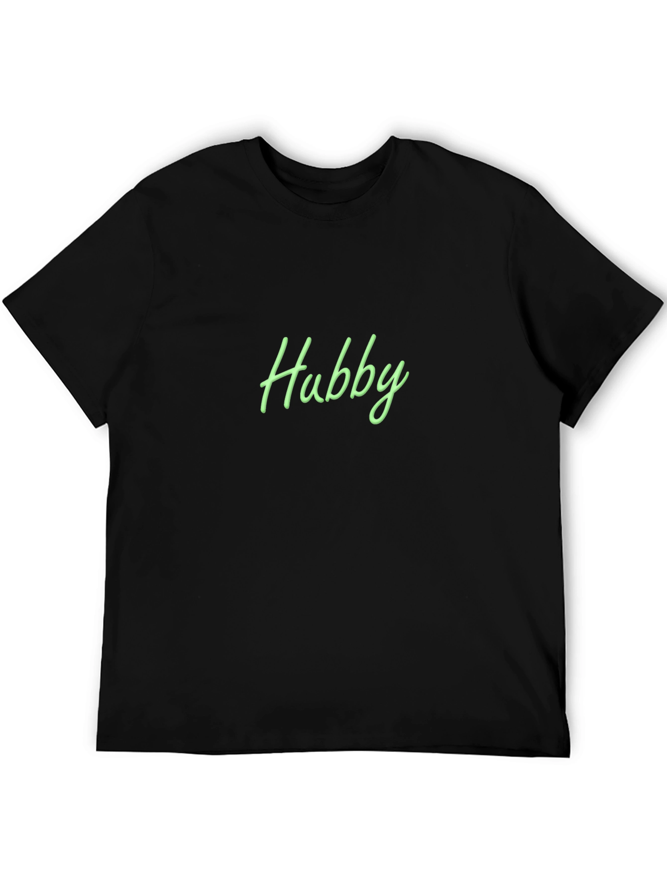 Hubby Black Tee - Casual Comfort