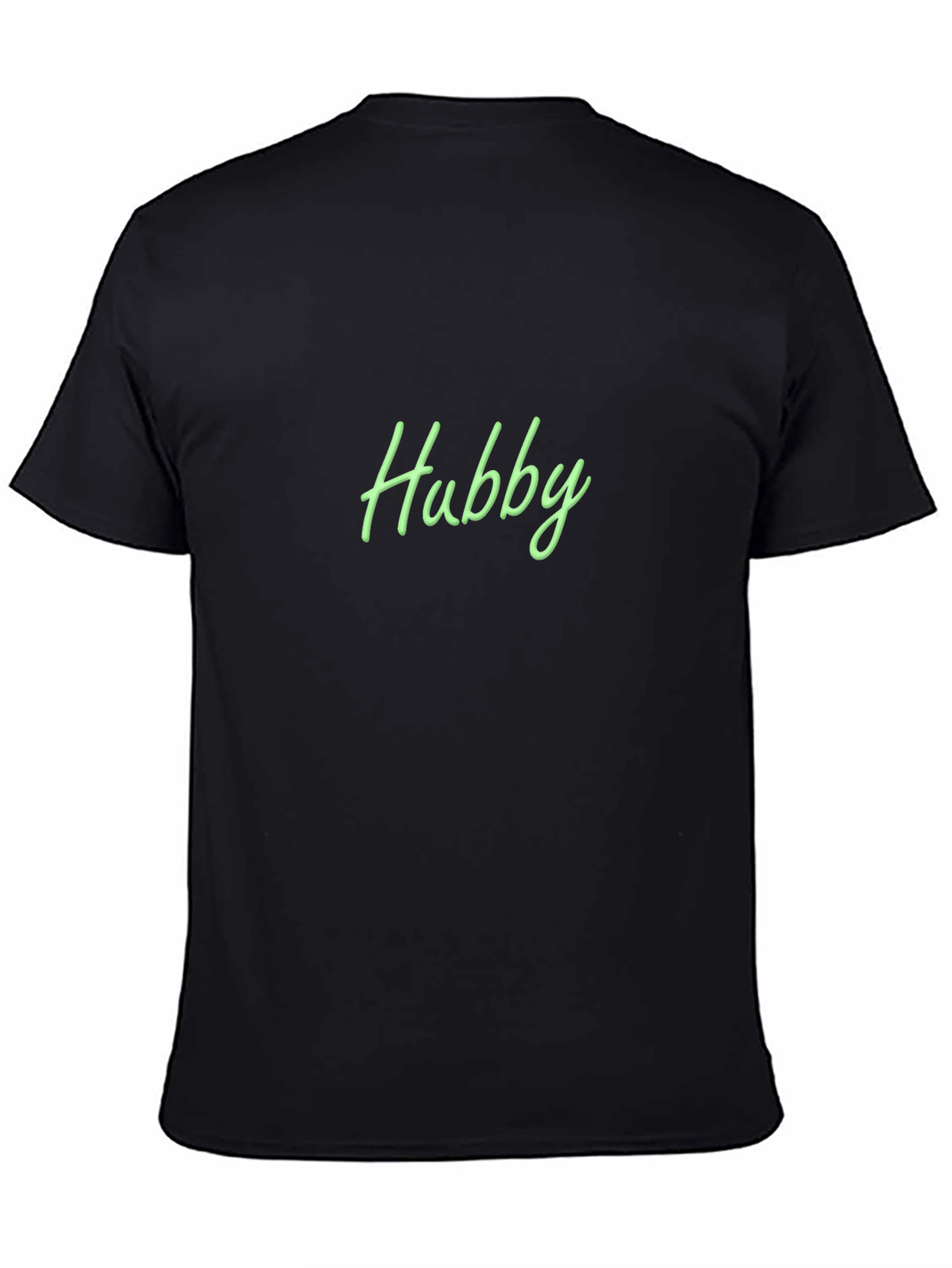 Hubby Black Tee - Casual Comfort