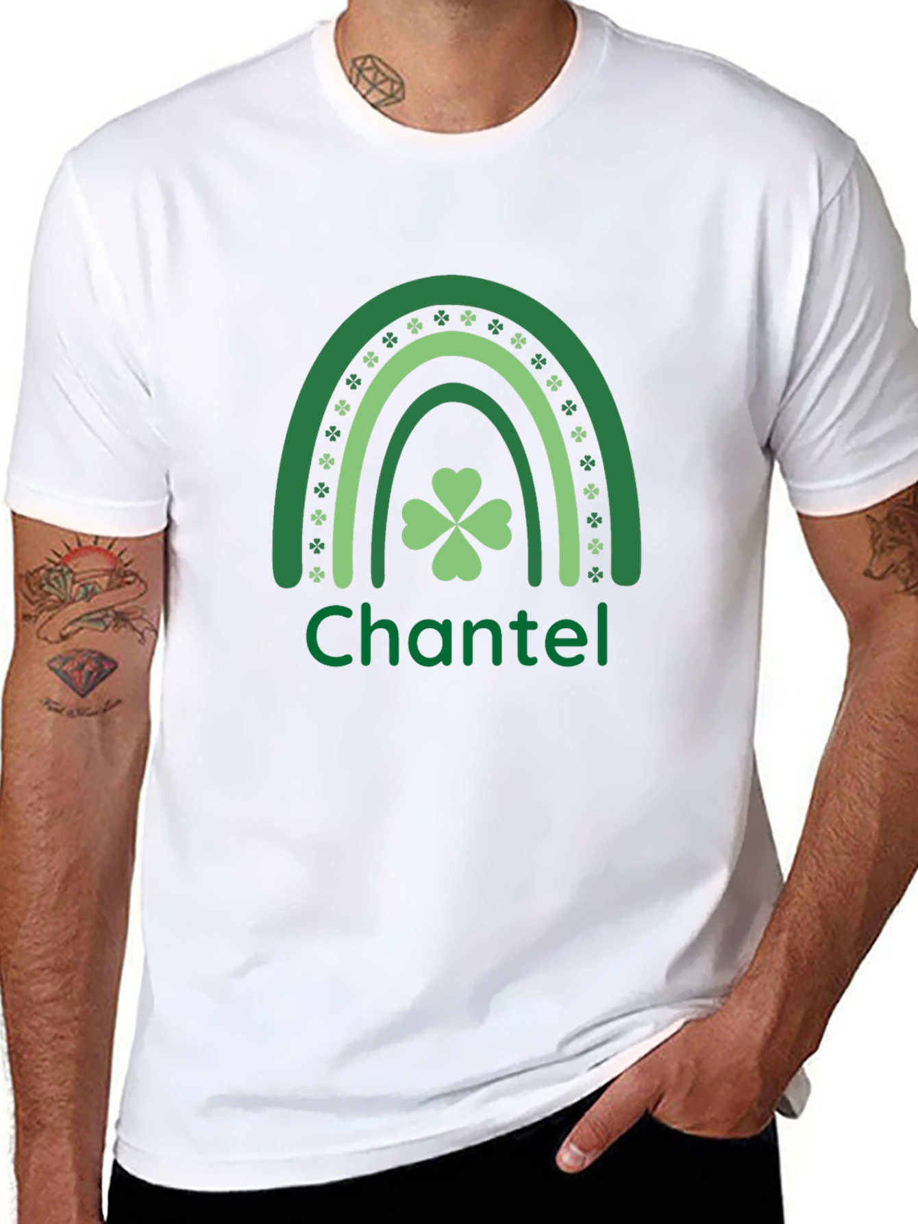 Chantel Shamrock Rainbow T-Shirt