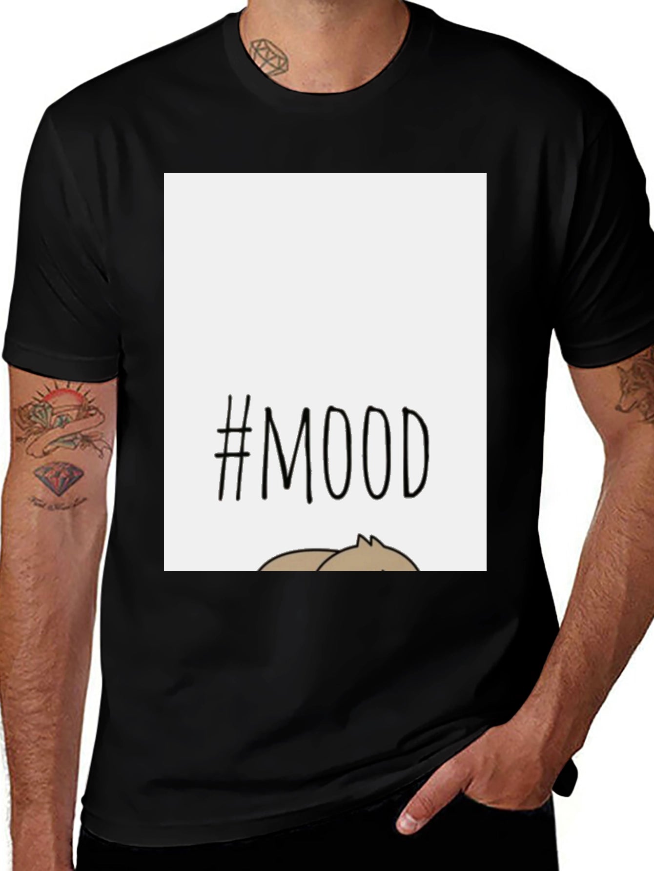 #Mood T-Shirt - Relaxed Fit Comfy Casual Wear