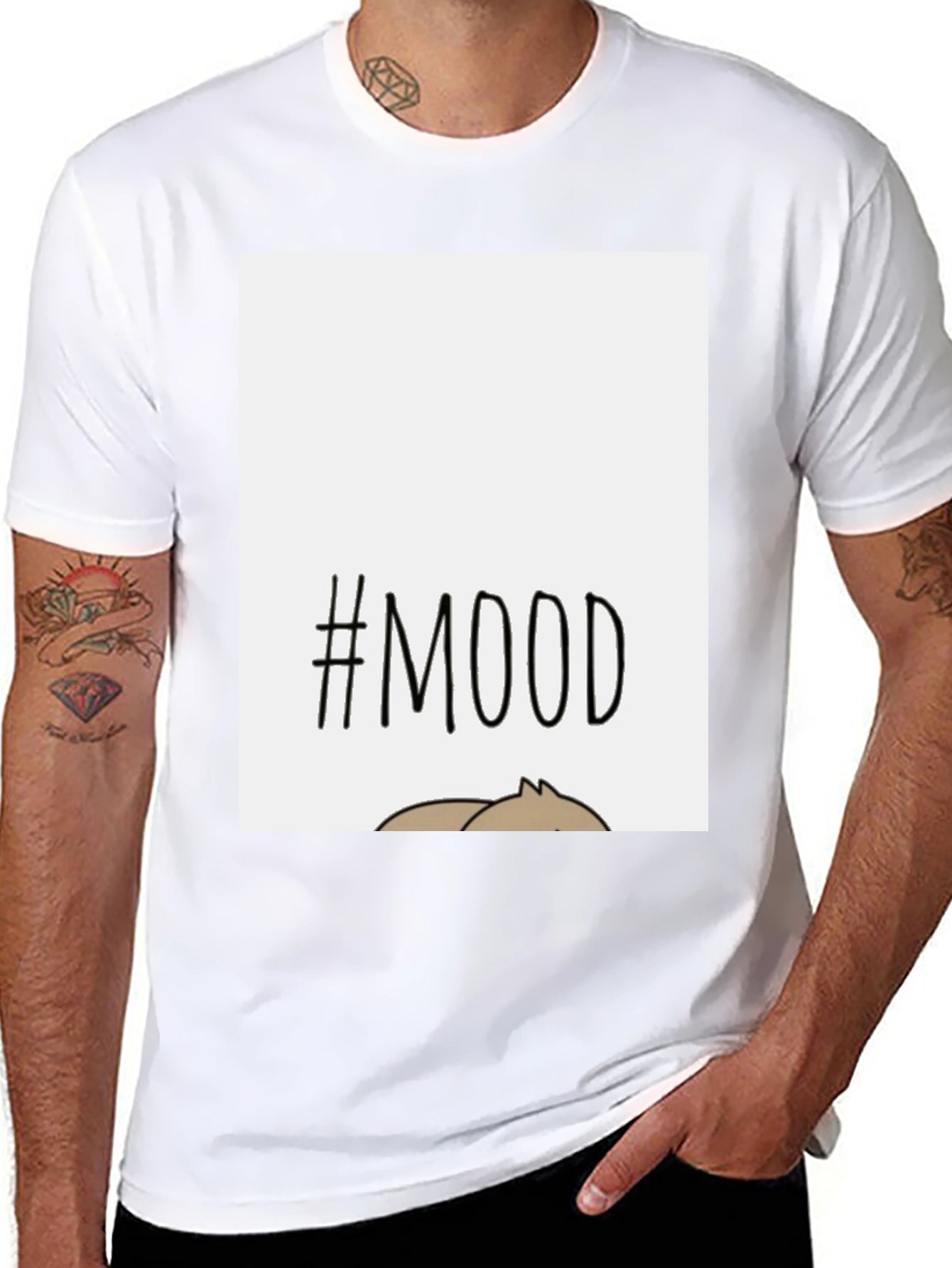 #Mood T-Shirt - Relaxed Fit Comfy Casual Wear