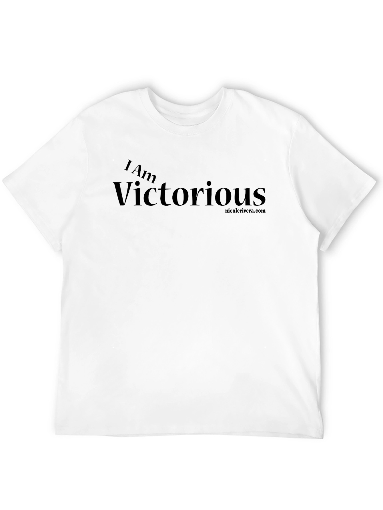Victorious Black T-Shirt - Motivational Tee