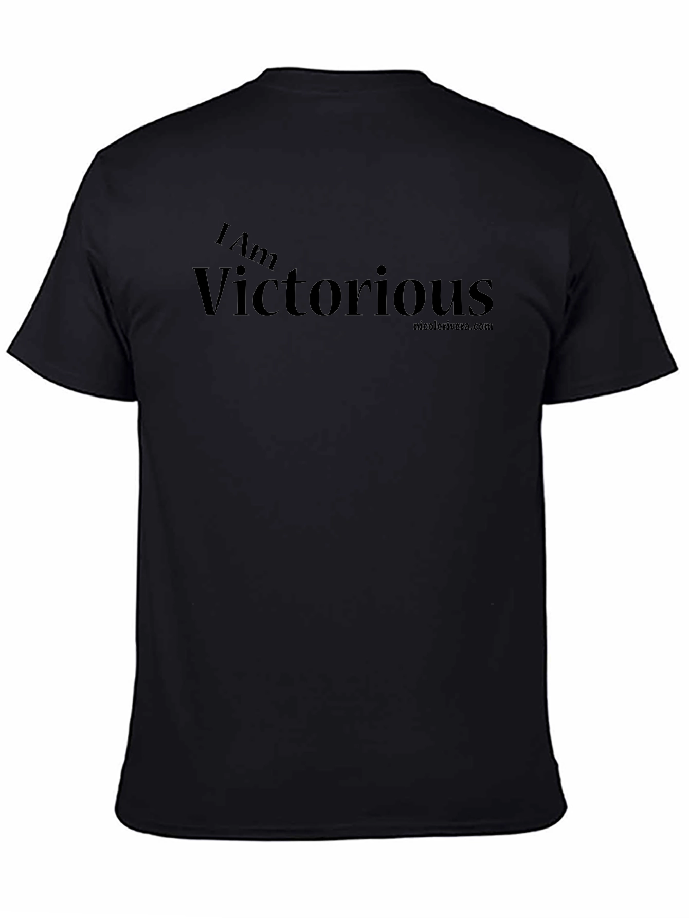 Victorious Black T-Shirt - Motivational Tee