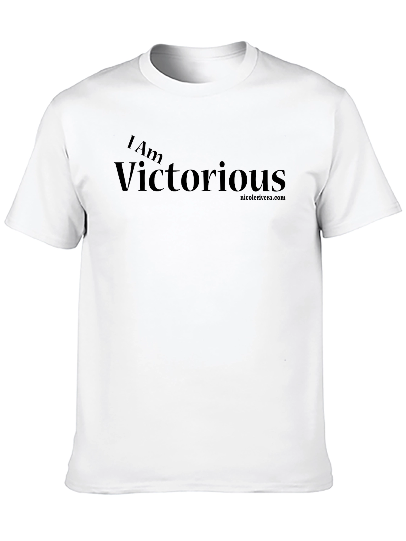 Victorious Black T-Shirt - Motivational Tee