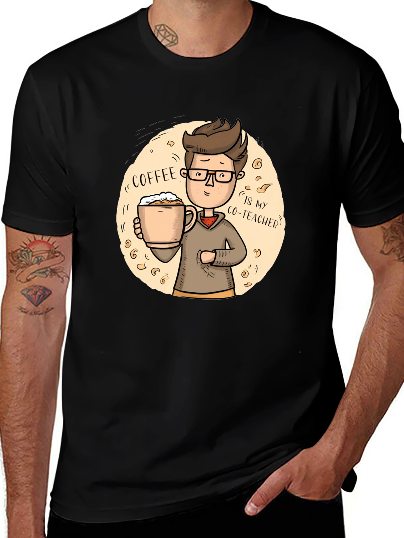 Coffee Co-Teacher T-Shirt