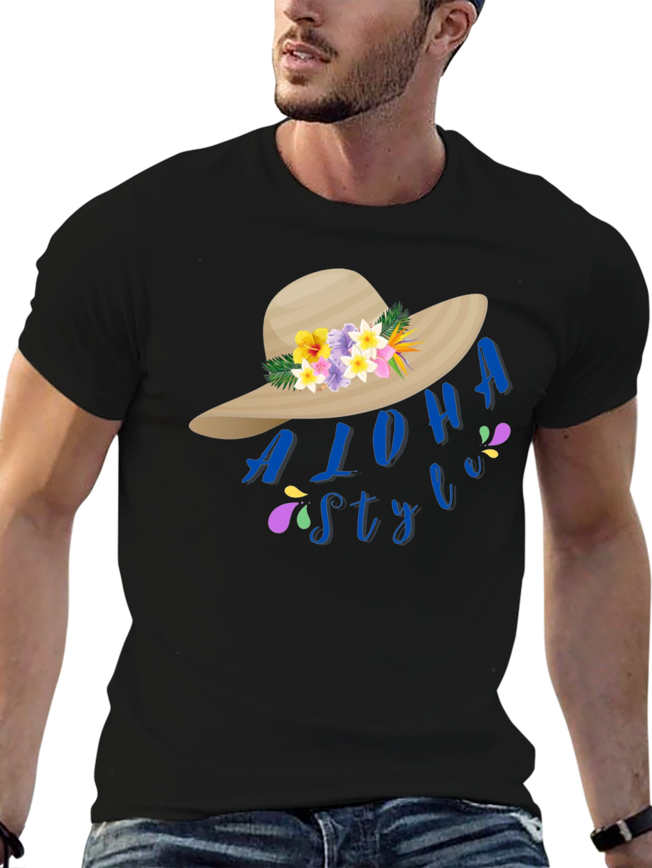 Aloha Style Graphic Tee - Tropical Vibes