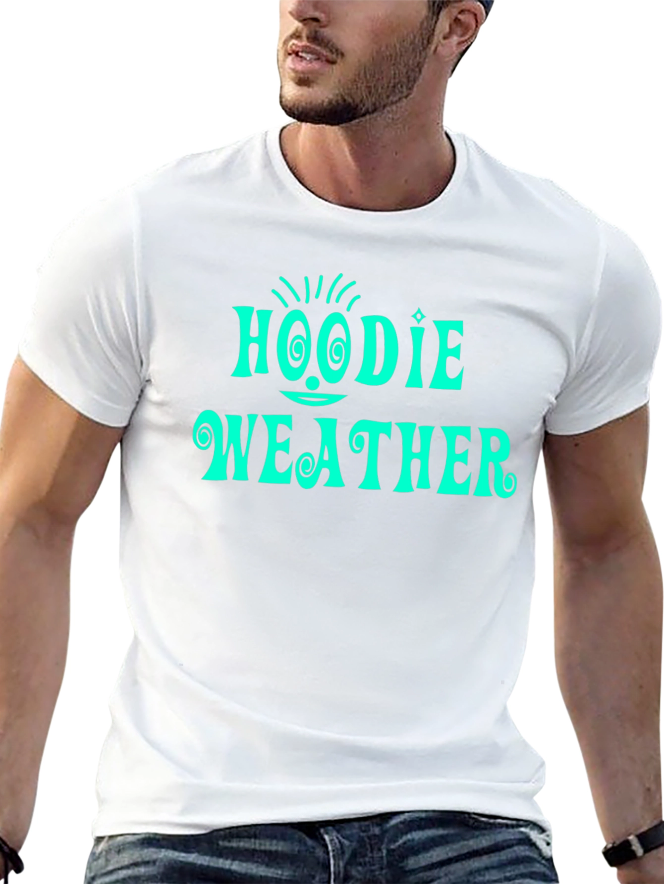 Hoodie Weather T-Shirt - Stylish & Comfy!