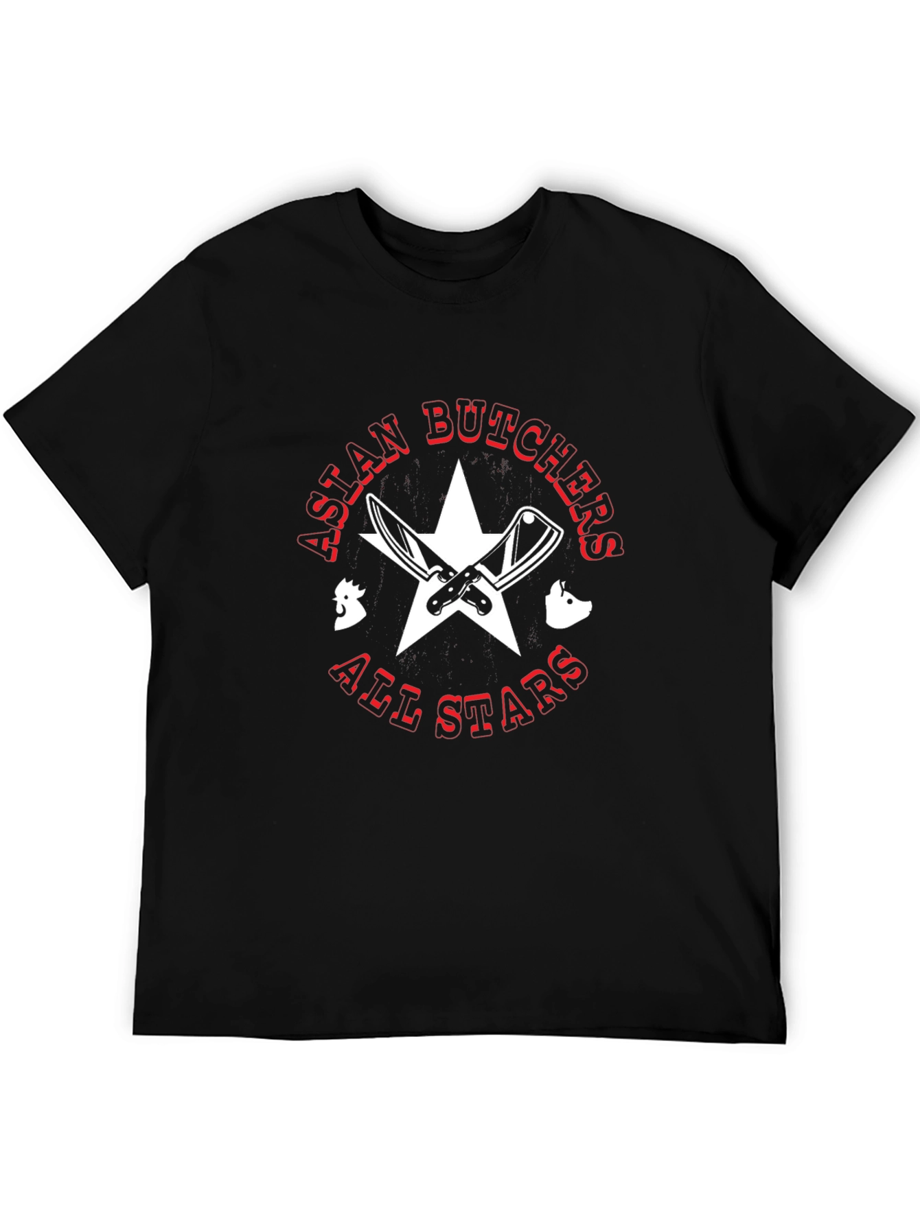 Asian Butchers All Stars Black T-Shirt