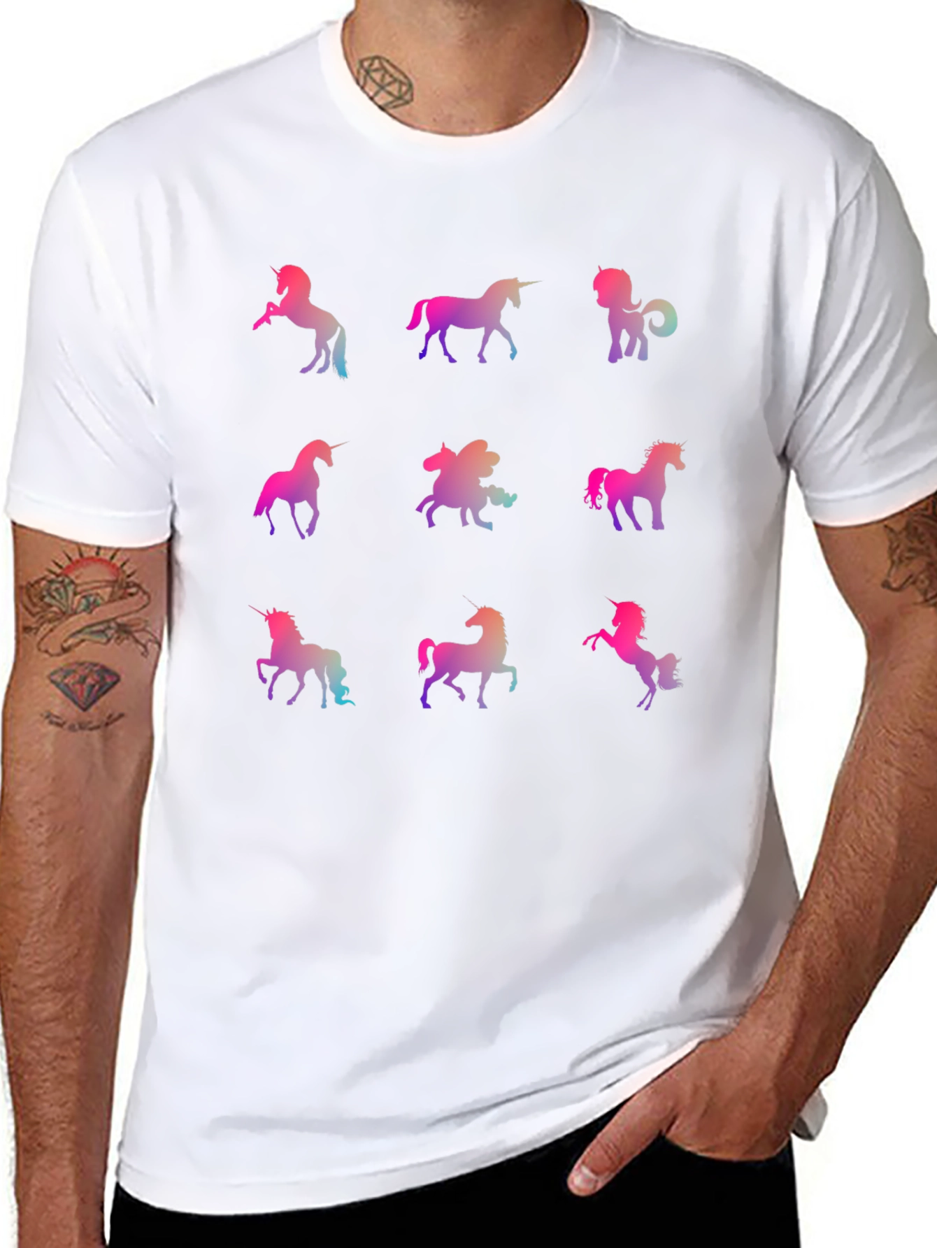 Unicorn Silhouette Graphic Tee