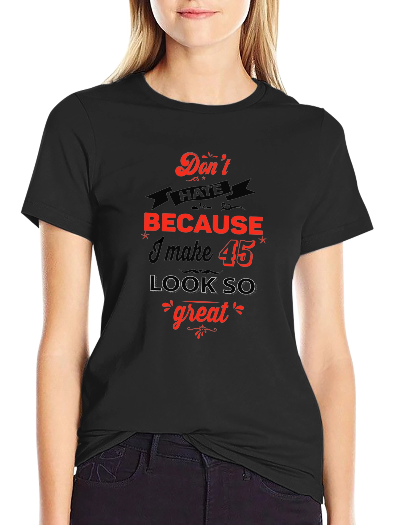 Funny 45th Birthday Graphic T-Shirt
