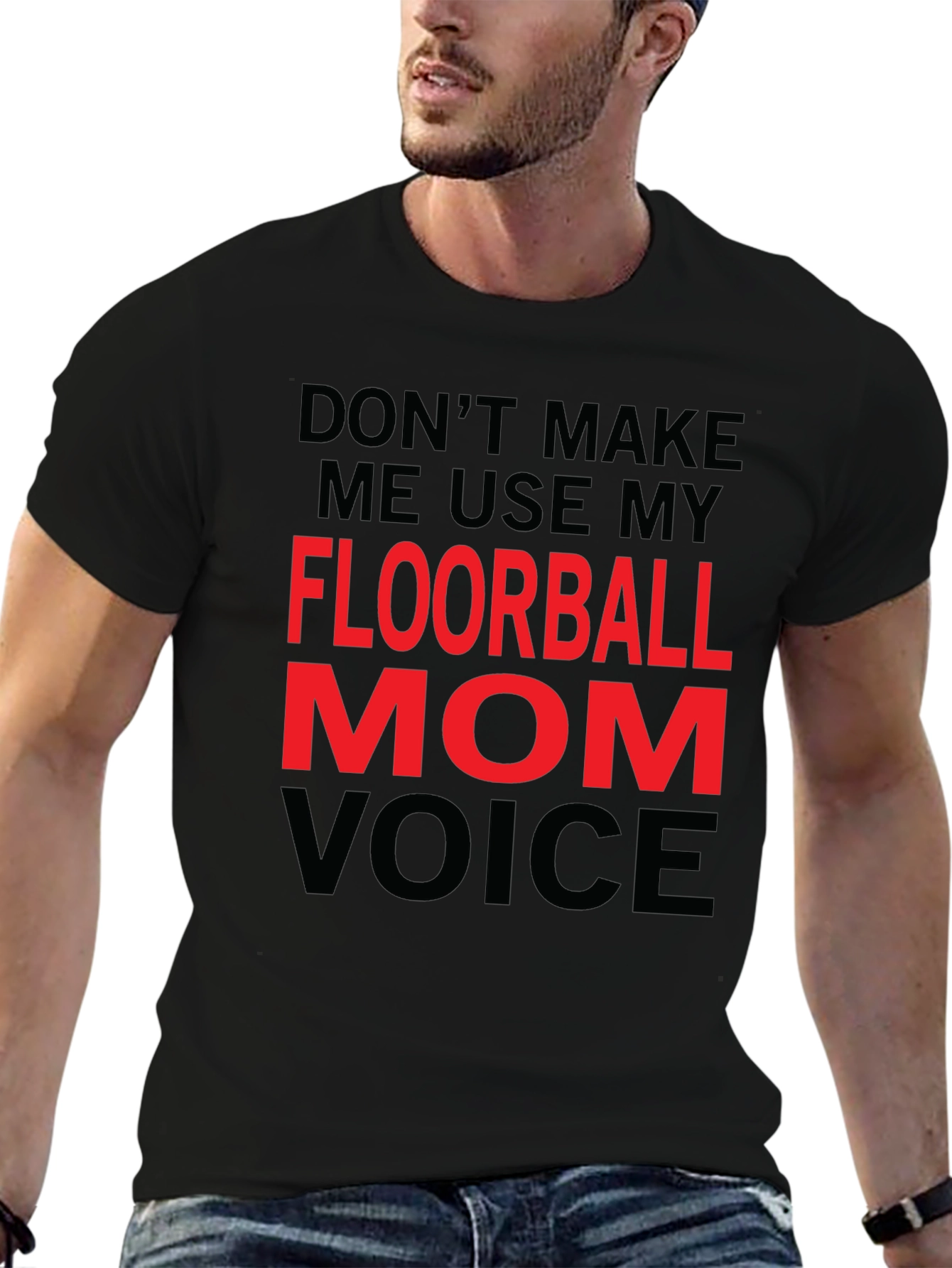 Floorball Mom Voice T-Shirt