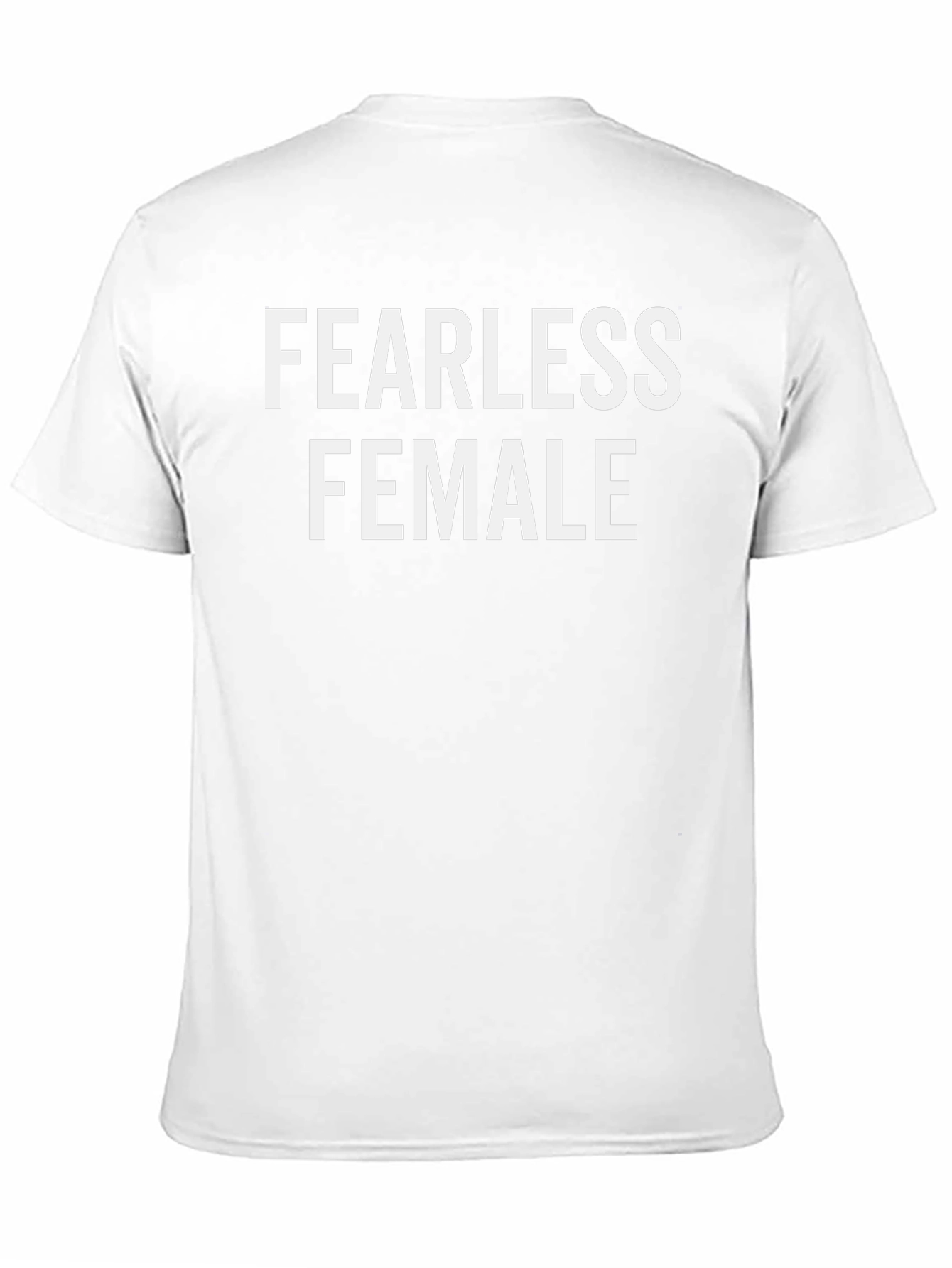 Fearless Female Black T-Shirt - Empowering Womens Tee
