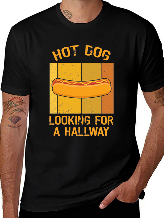 Hot Dog Hallway T-Shirt - Funny Graphic Tee
