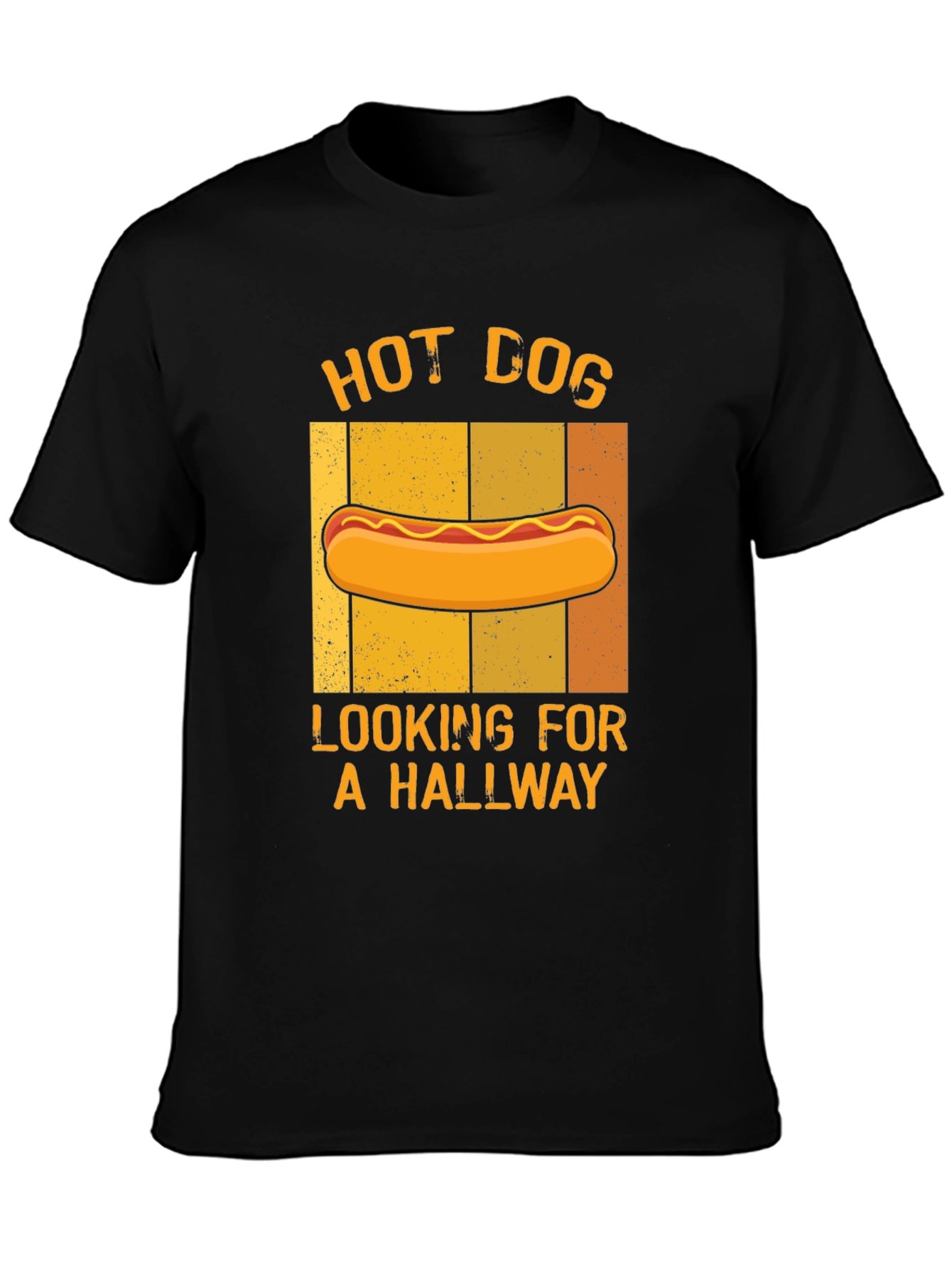 Hot Dog Hallway T-Shirt - Funny Graphic Tee