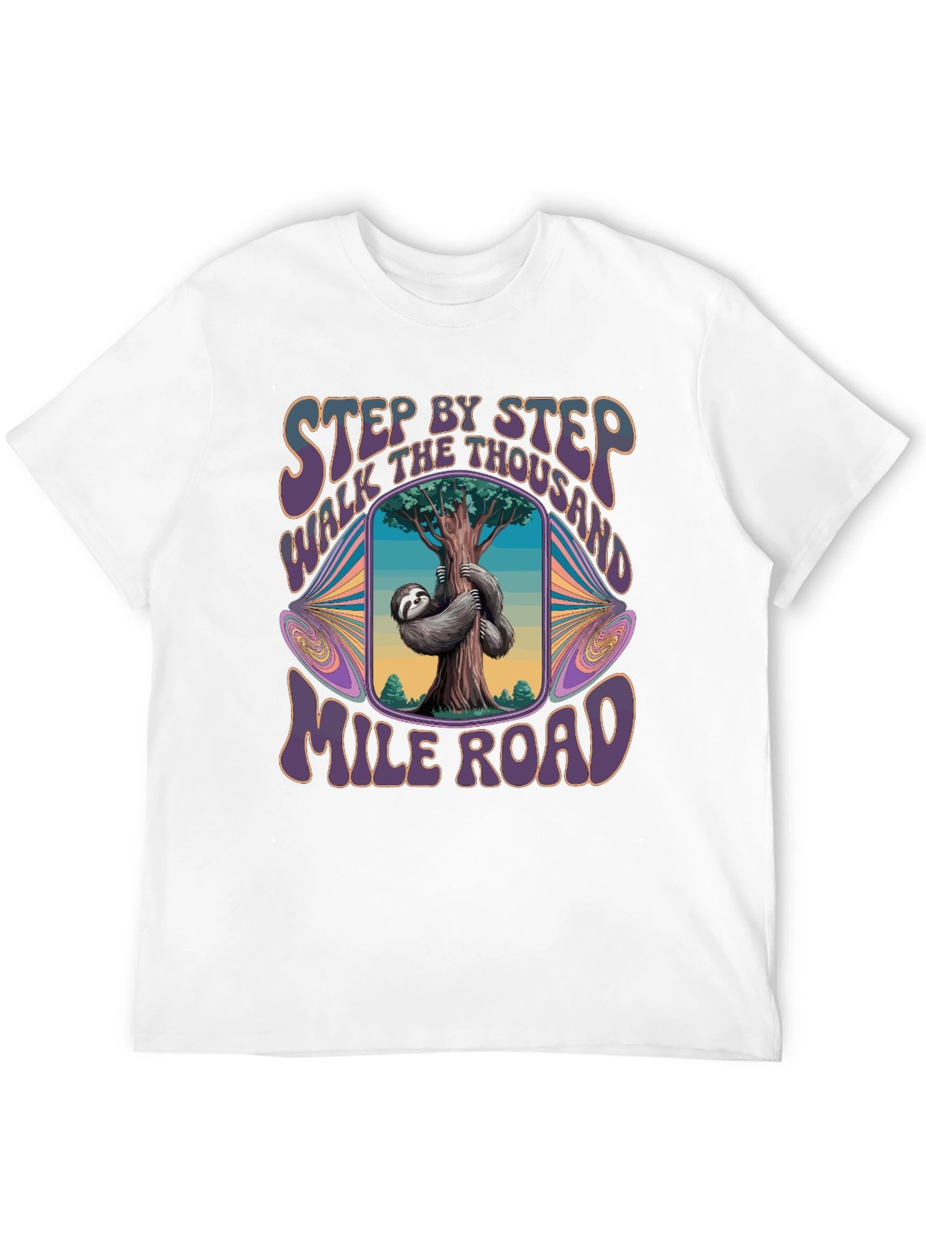 Sloth Thousand Mile Road Graphic Tee