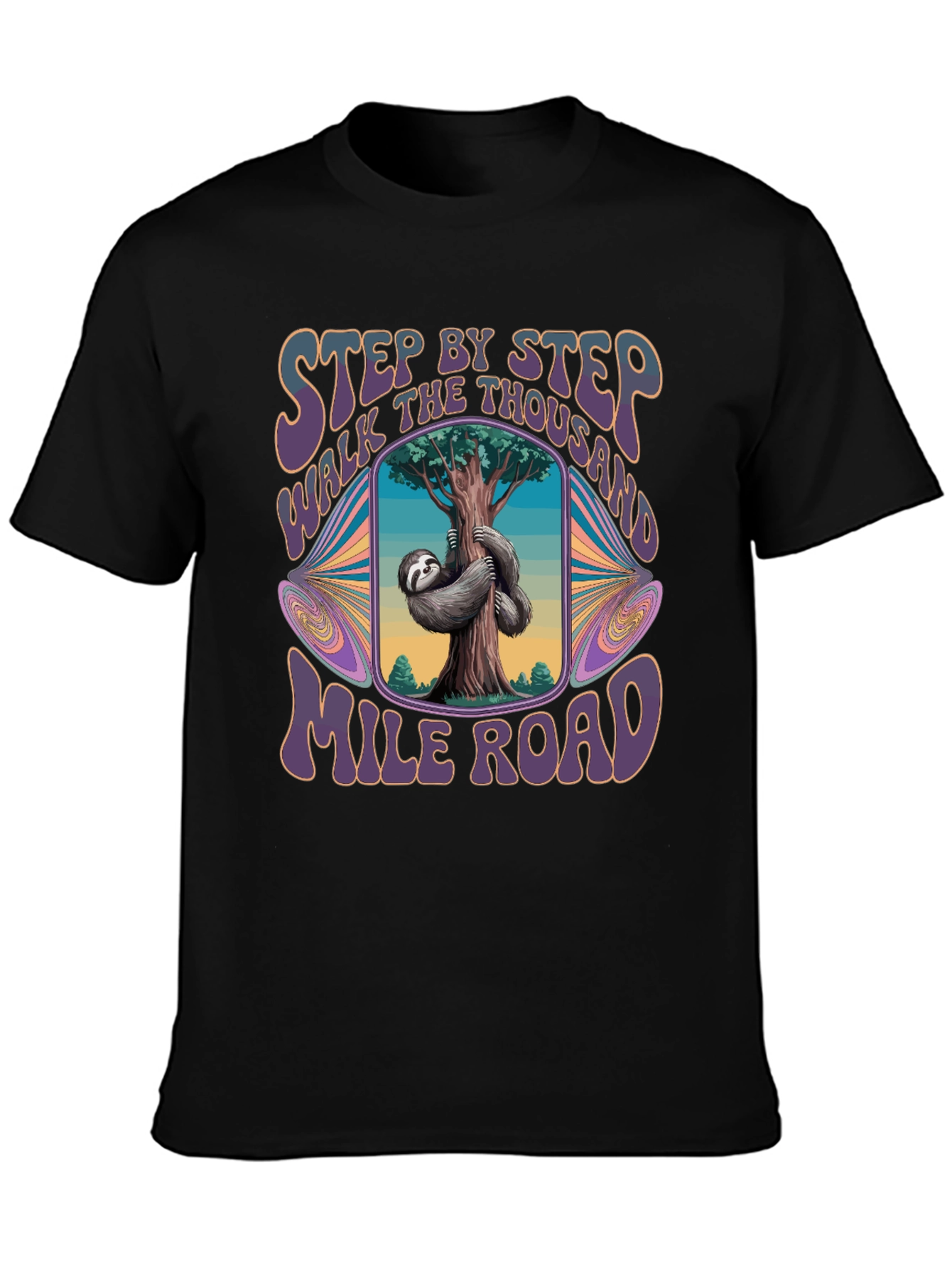 Sloth Thousand Mile Road Graphic Tee