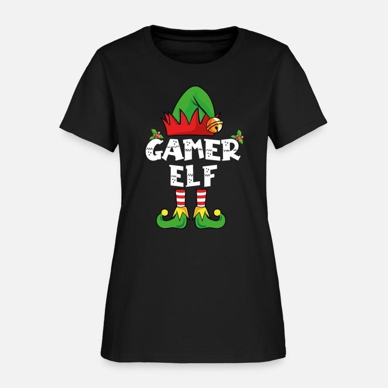 Gamer Elf Family Matching Christmas Video Game