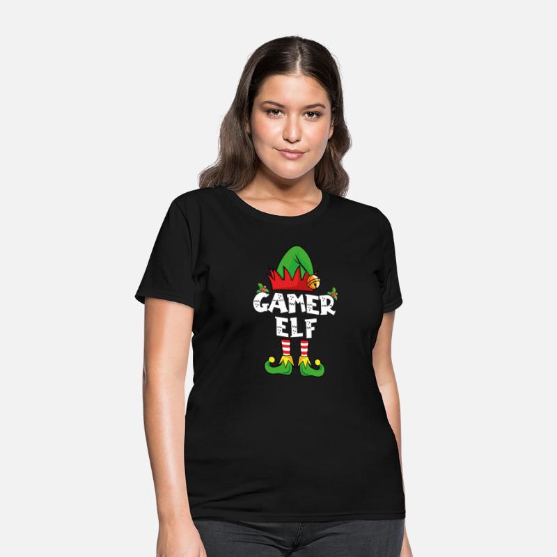 Gamer Elf Family Matching Christmas Video Game