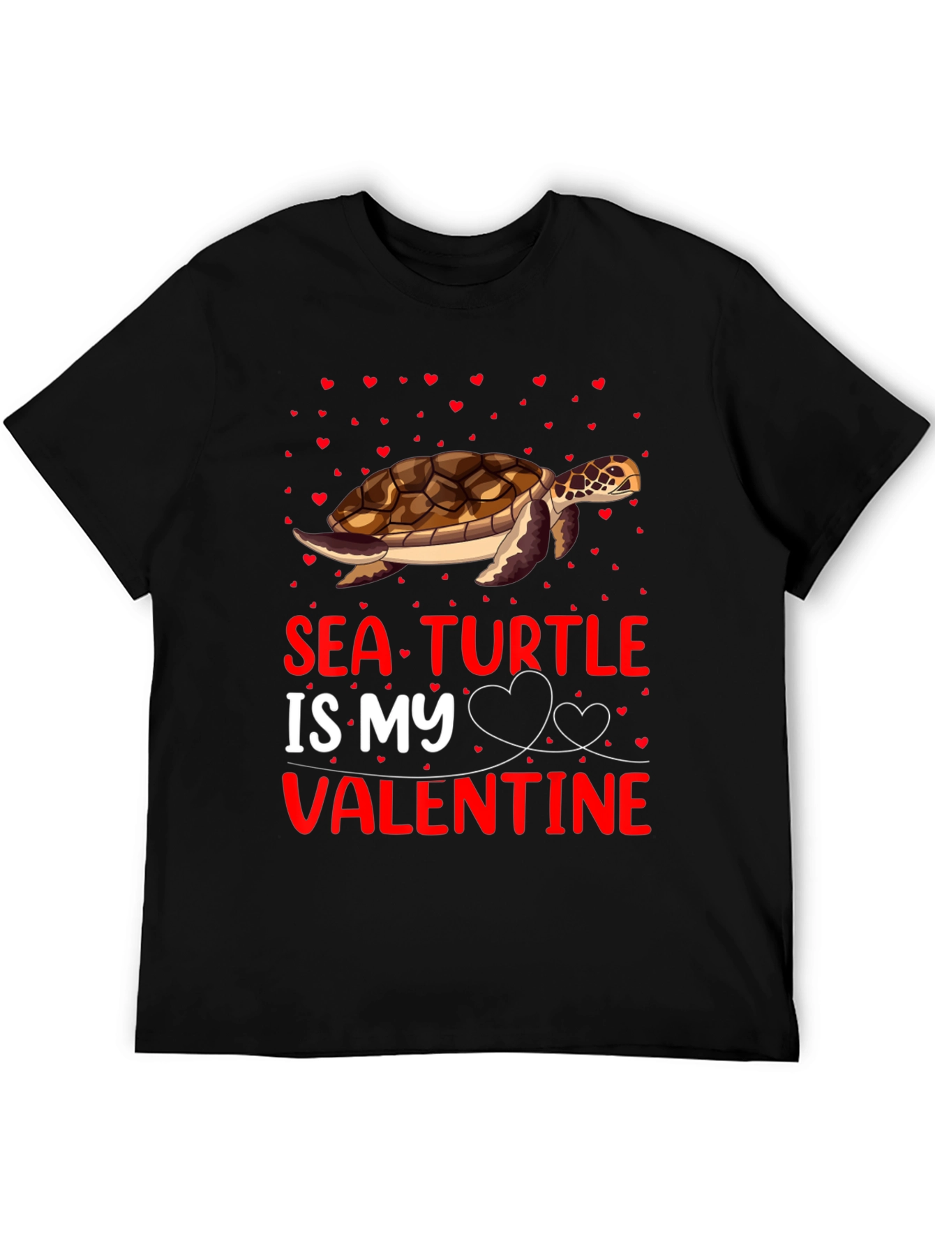 Sea Turtle Valentines Day T-Shirt