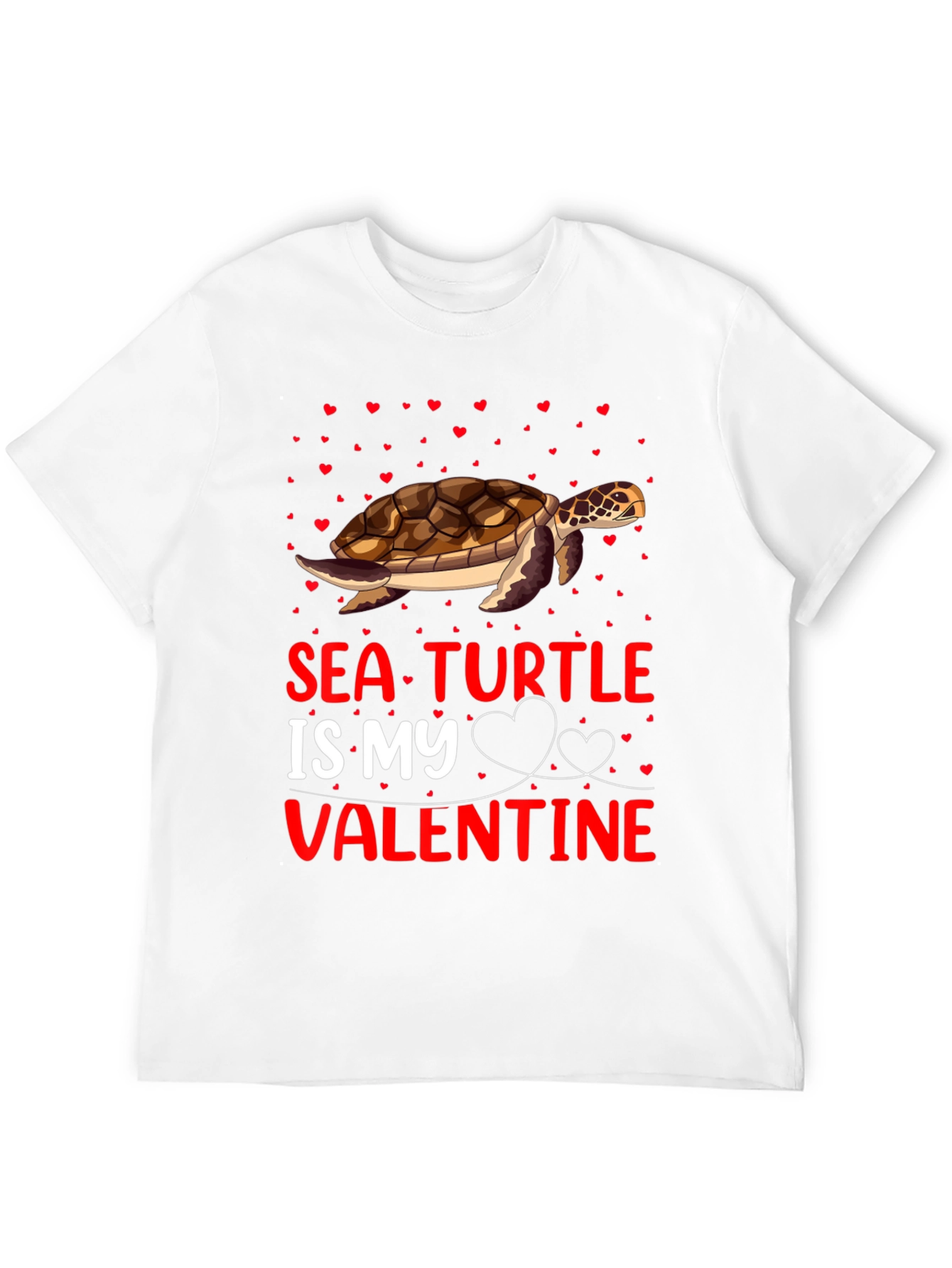 Sea Turtle Valentines Day T-Shirt