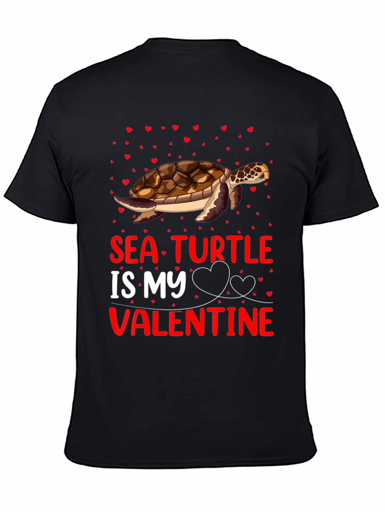 Sea Turtle Valentines Day T-Shirt