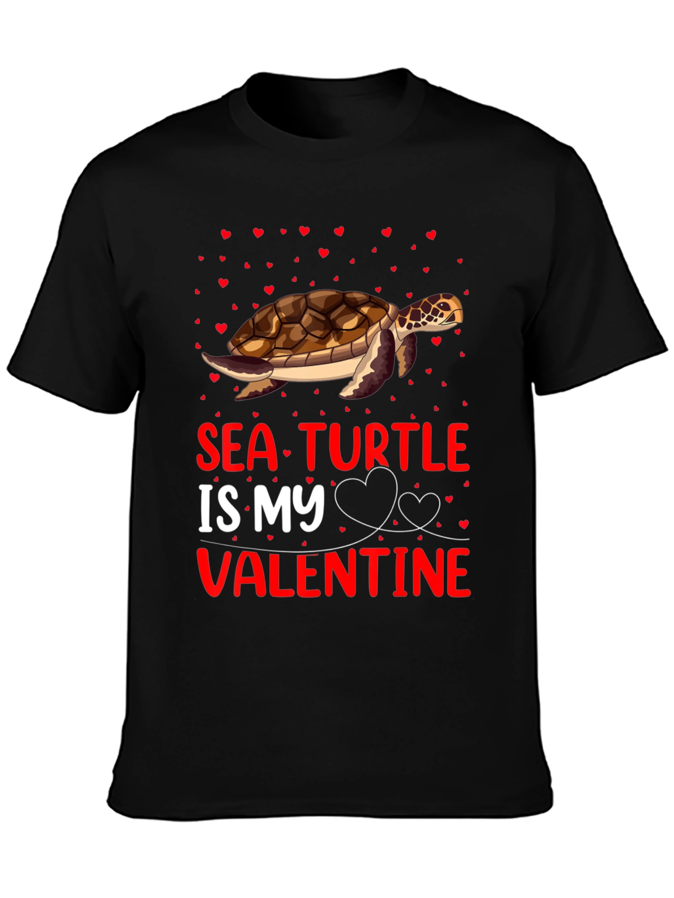 Sea Turtle Valentines Day T-Shirt