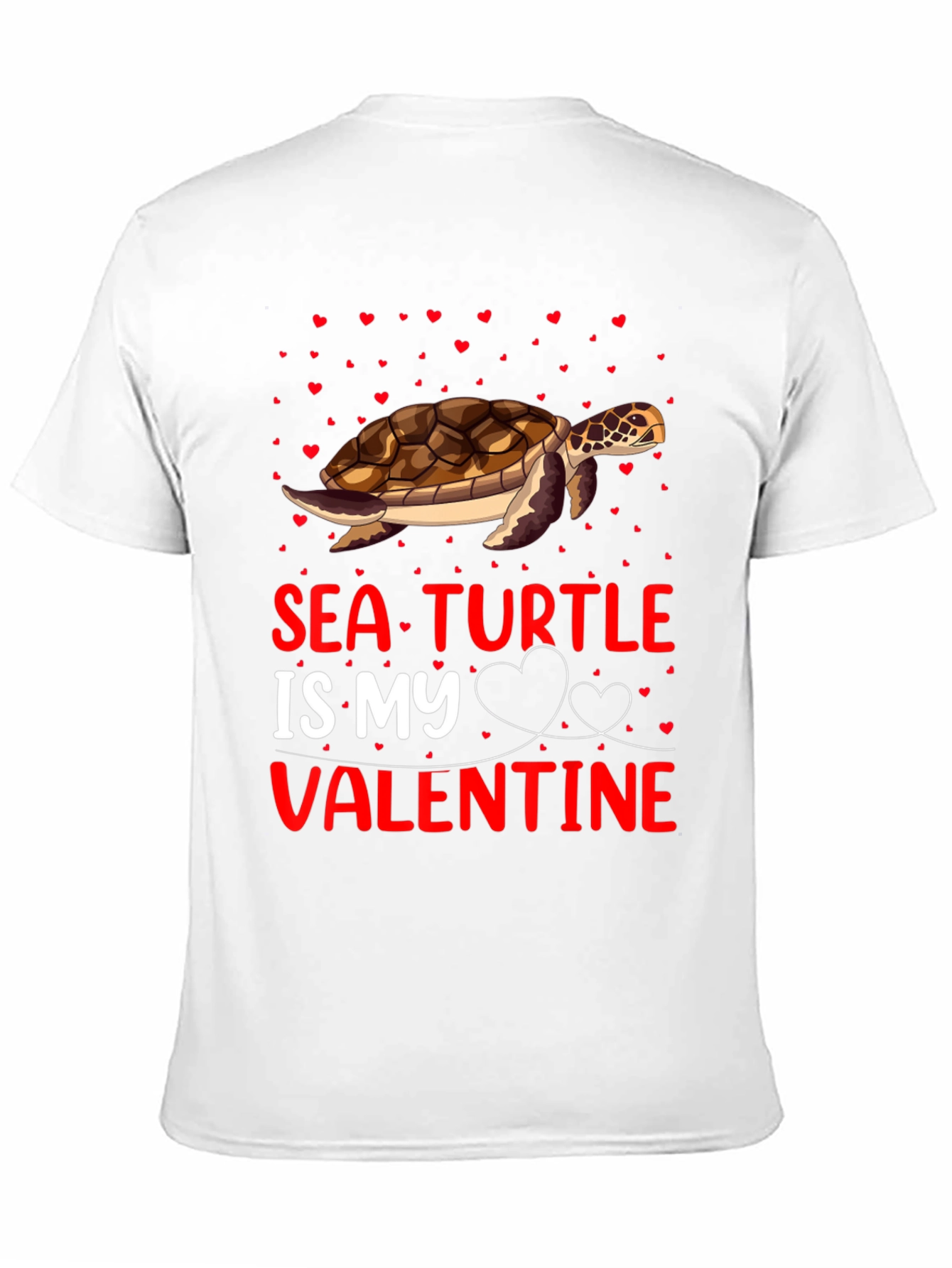 Sea Turtle Valentines Day T-Shirt