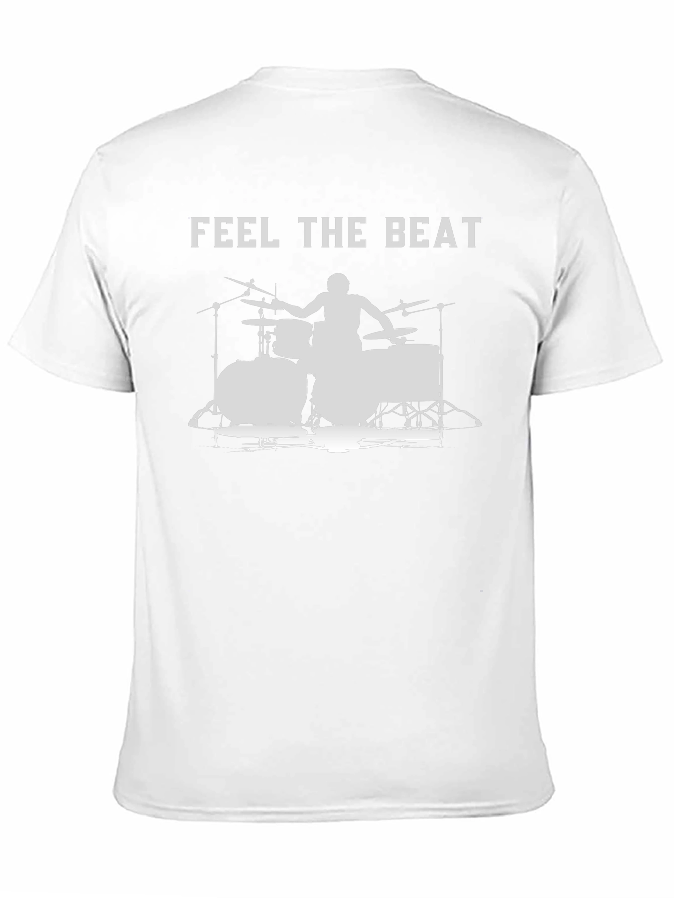 Feel The Beat Drummer Silhouette T-Shirt