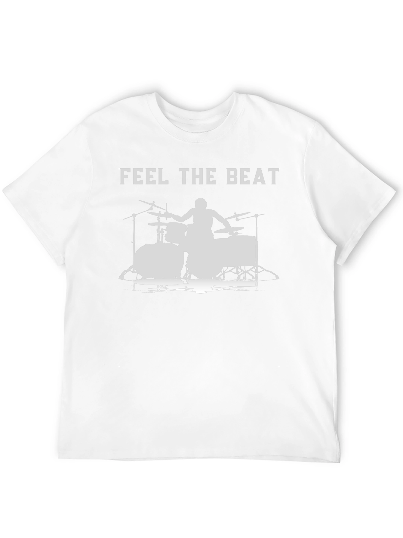 Feel The Beat Drummer Silhouette T-Shirt