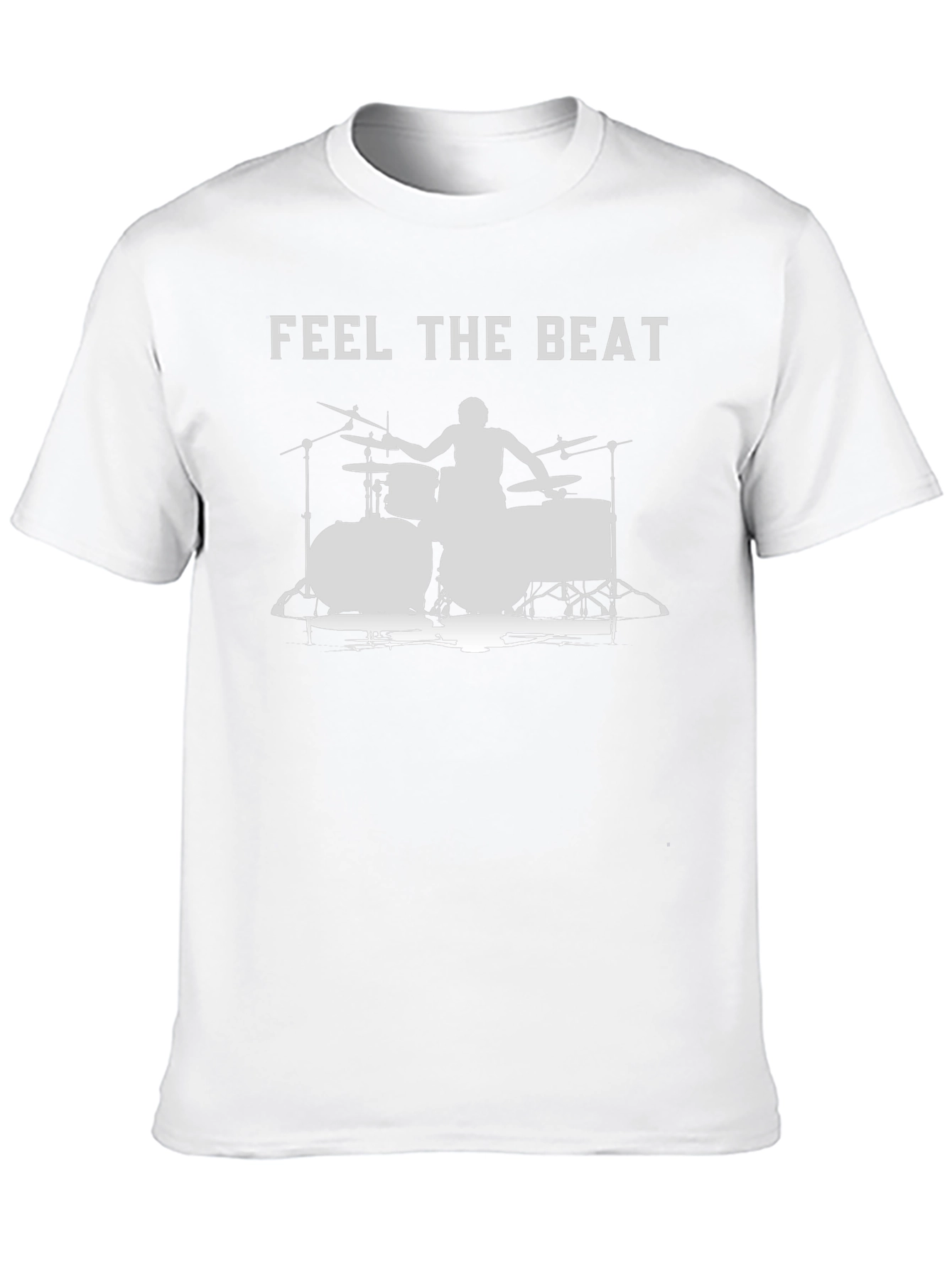Feel The Beat Drummer Silhouette T-Shirt