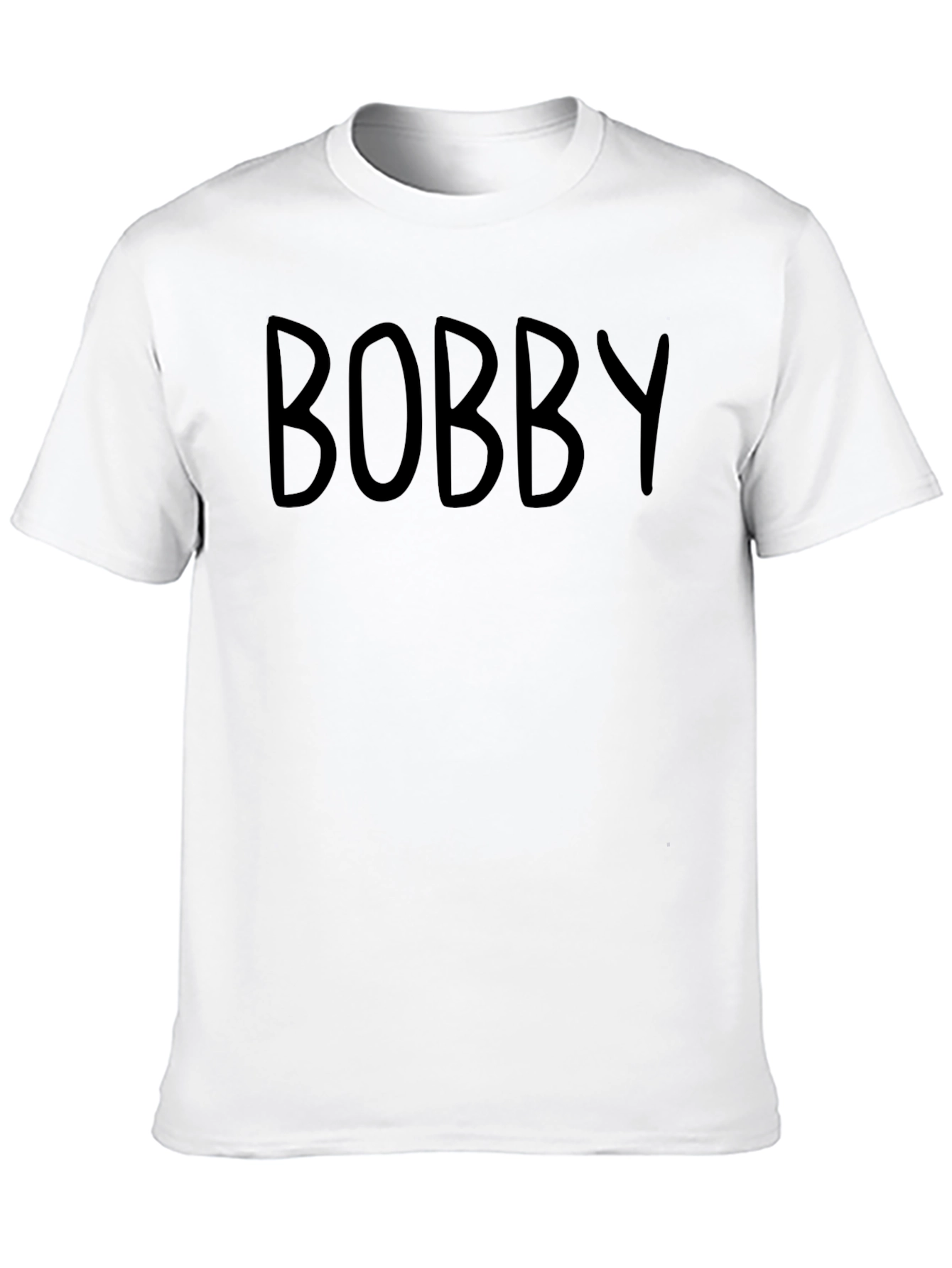 Bobby Personalized Black T-Shirt