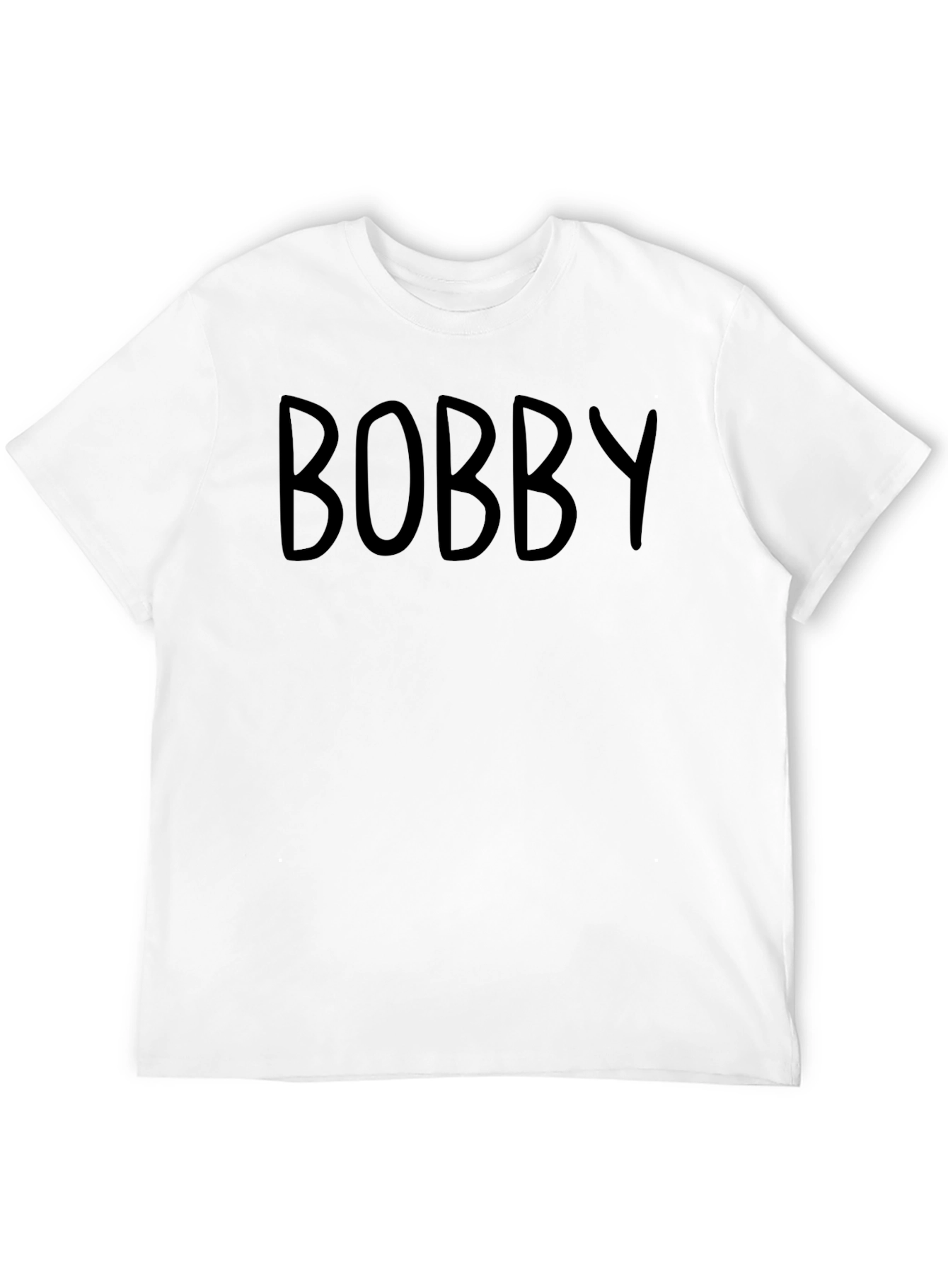 Bobby Personalized Black T-Shirt