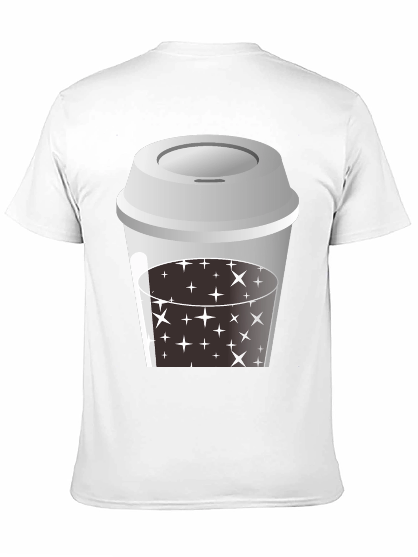 Starry Coffee T-Shirt - Black Graphic Tee