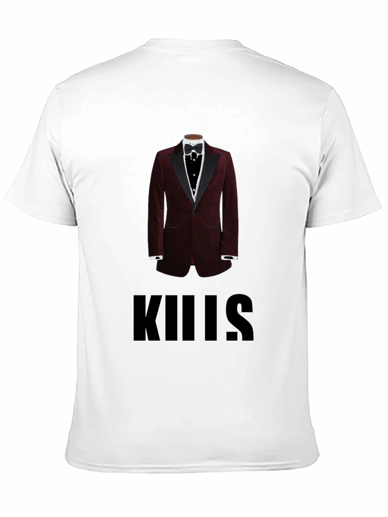 Mens Kills Tuxedo Graphic T-Shirt - Black