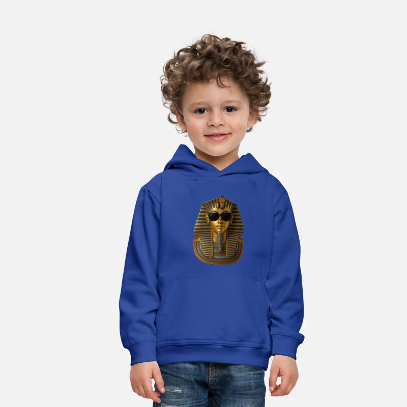 Golden Pharaoh Mask with Sunglasses