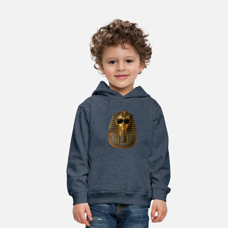 Golden Pharaoh Mask with Sunglasses