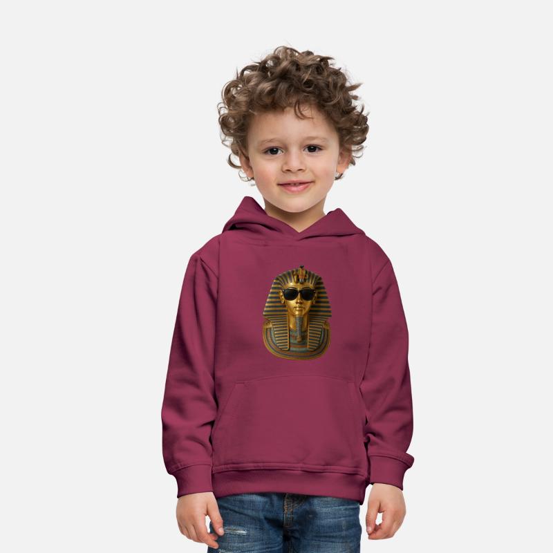 Golden Pharaoh Mask with Sunglasses