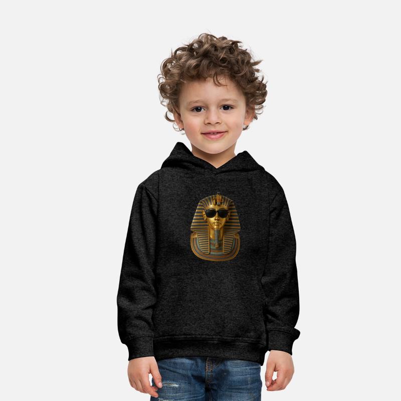 Golden Pharaoh Mask with Sunglasses