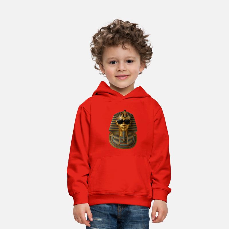Golden Pharaoh Mask with Sunglasses