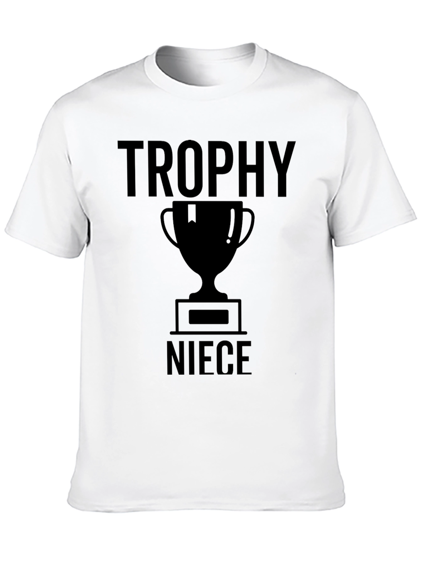 Trophy Niece Black Graphic T-Shirt