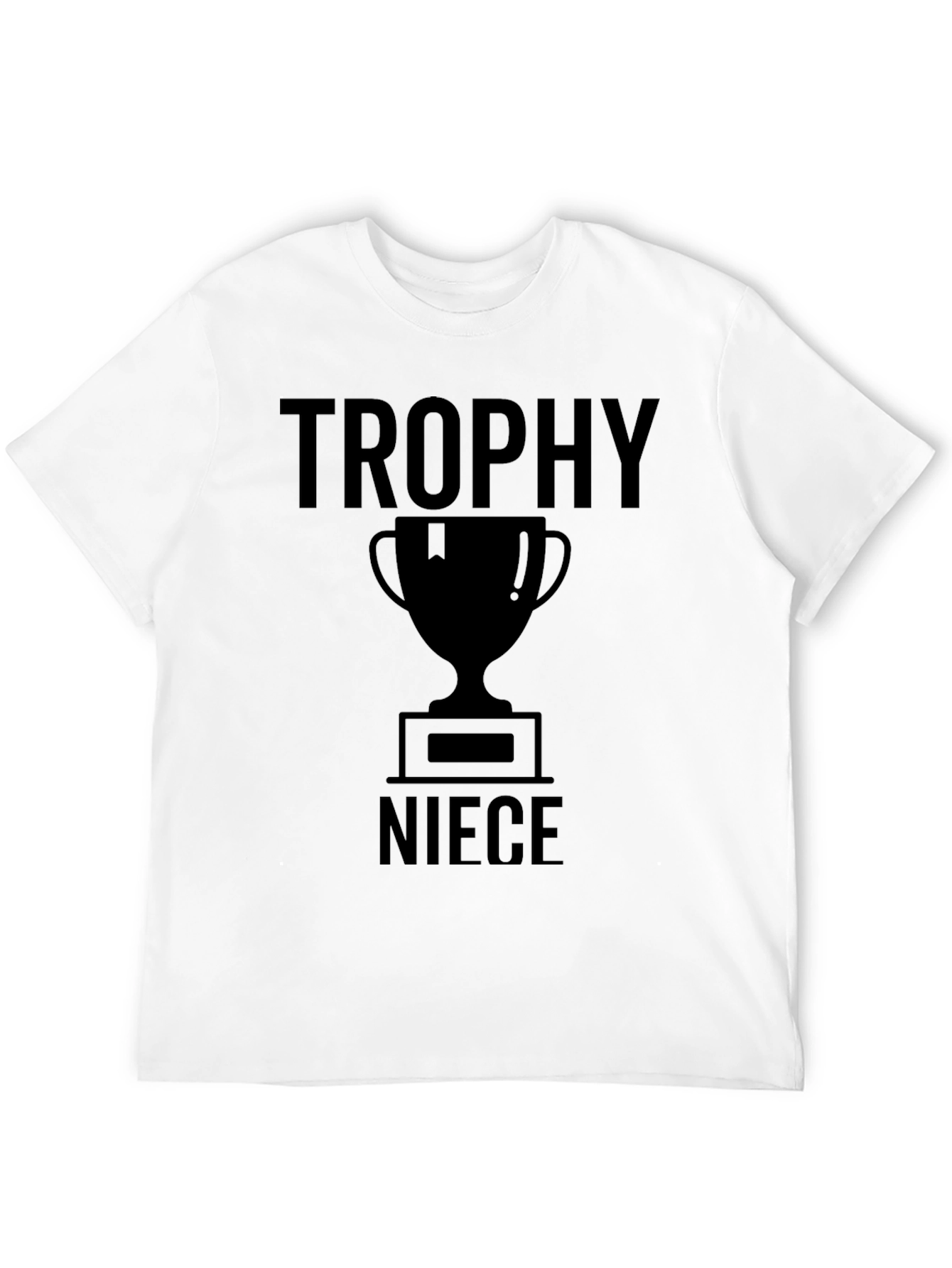 Trophy Niece Black Graphic T-Shirt